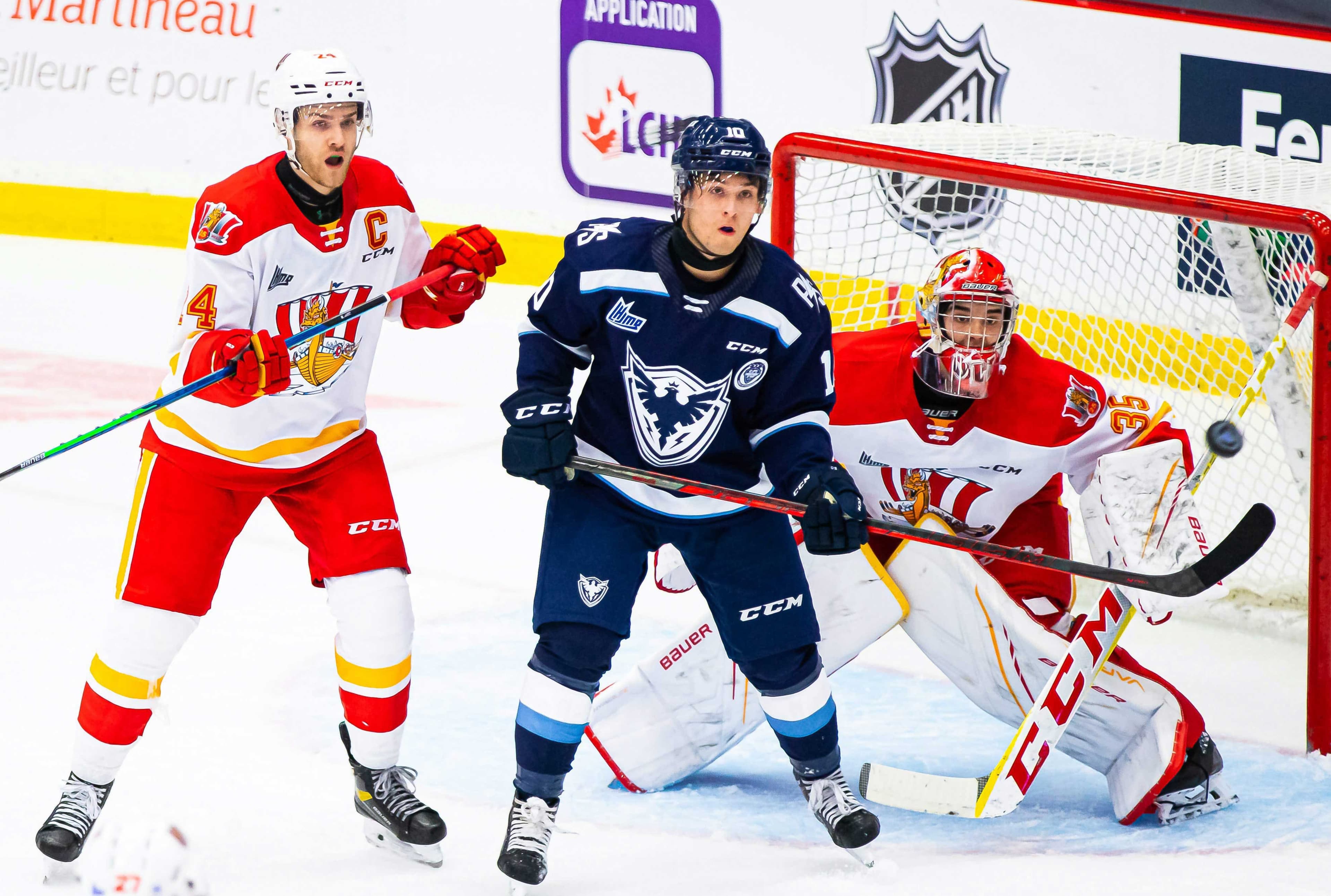Joshua Roy est tout feu tout flamme en séries avec le Phoenix de Sherbrooke.
