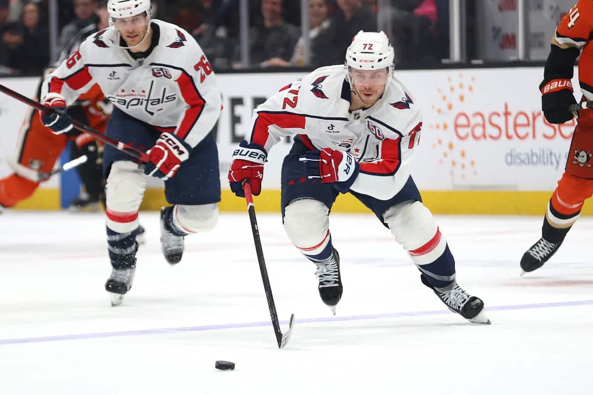 Anthony Beauvillier profite de la chance qu'il a de jouer avec Alex Ovechkin.