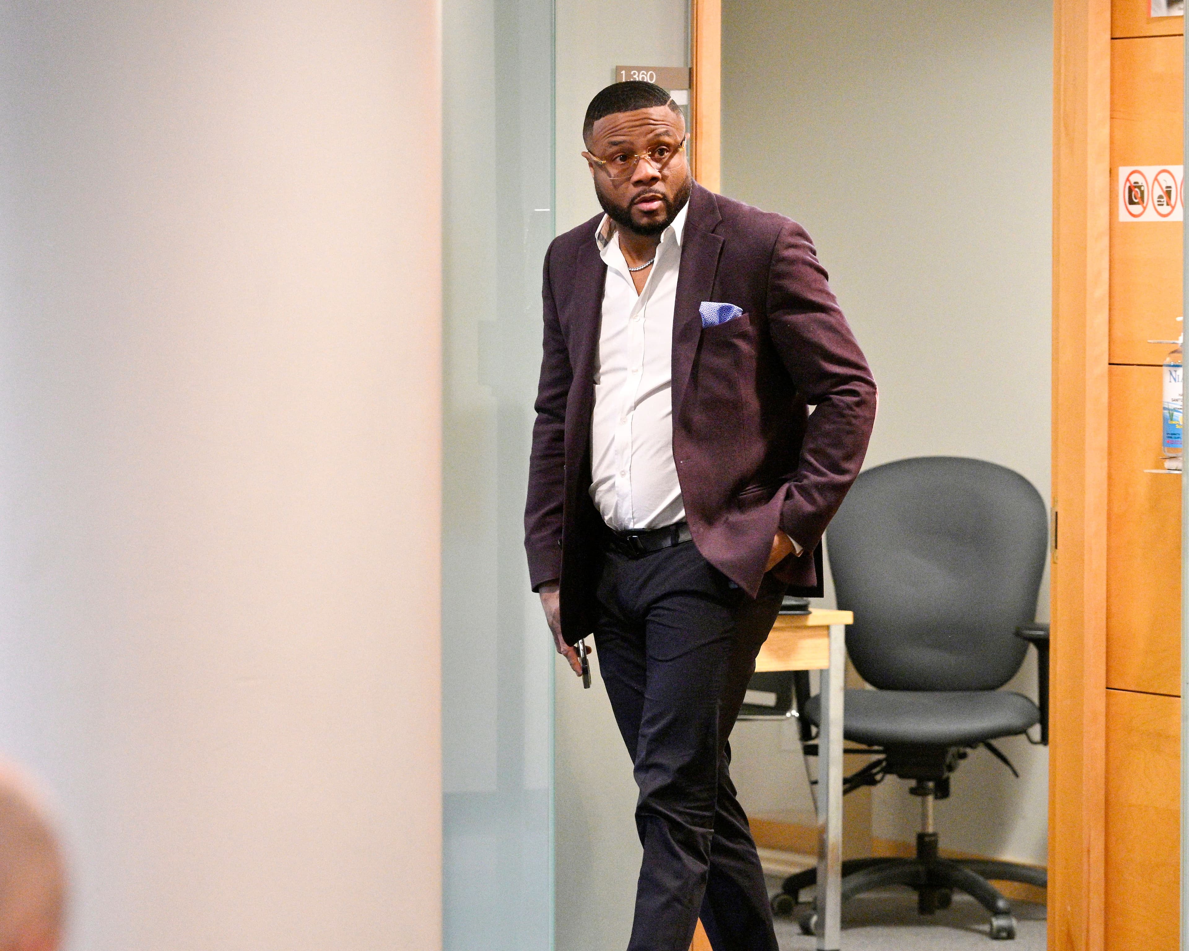 Le boxeur Jean Pascal lors de son procès, en janvier, à la cour municipale de Montréal.