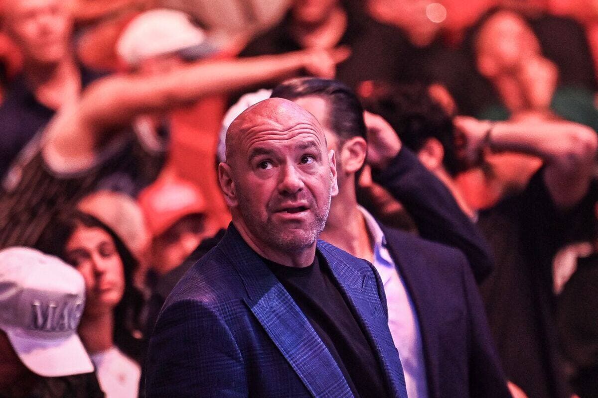 Dana White lors de l'UFC 287, le 8 avril dernier, à Miami.
