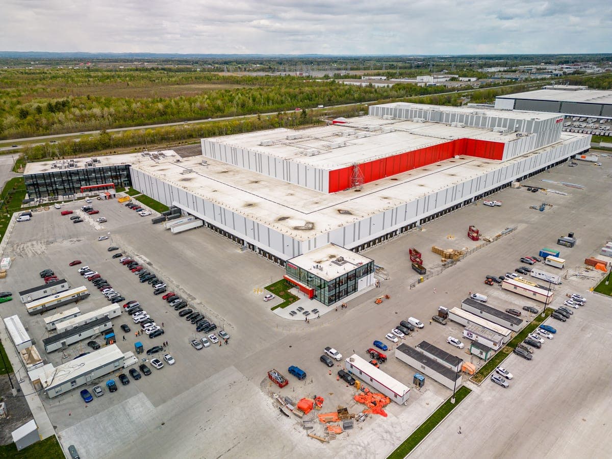 Le centre de distribution automatisé de Metro à Terrebonne.
