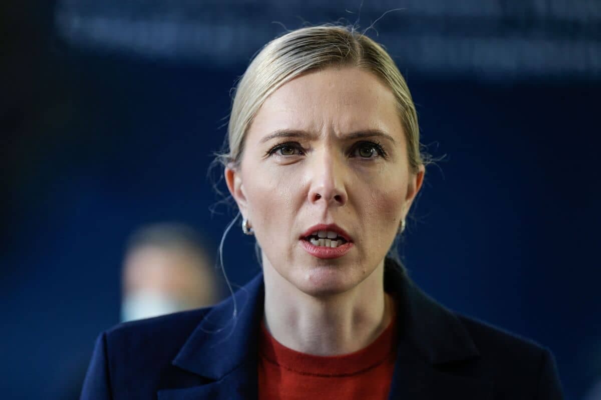 La ministre lituanienne de l’Intérieur Agne Bilotaite.