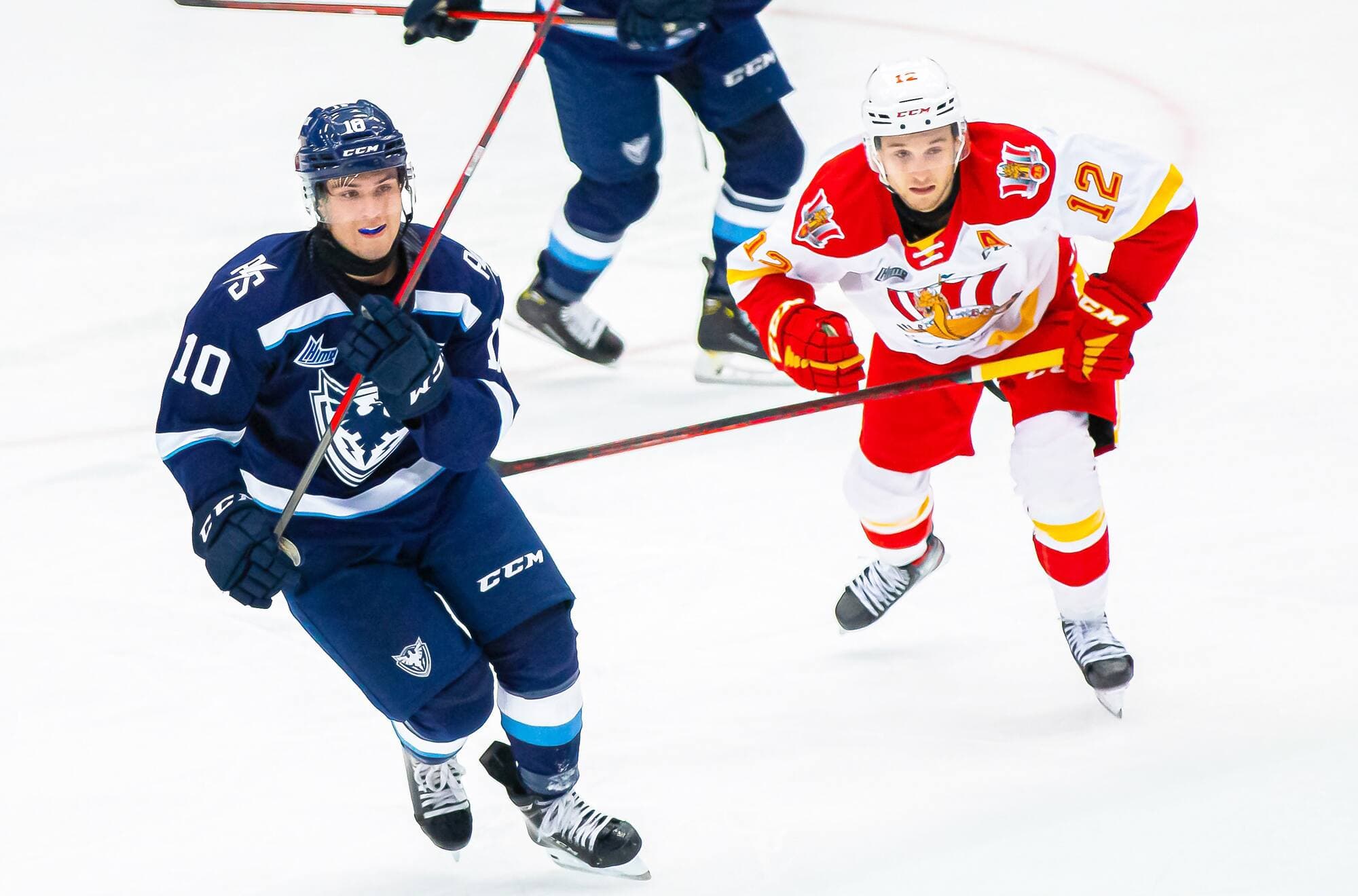 À sa troisième saison dans la LHJMQ, Joshua Roy, du Phoenix de Sherbrooke, occupe présentement le sommet des pointeurs dans le circuit Courteau.