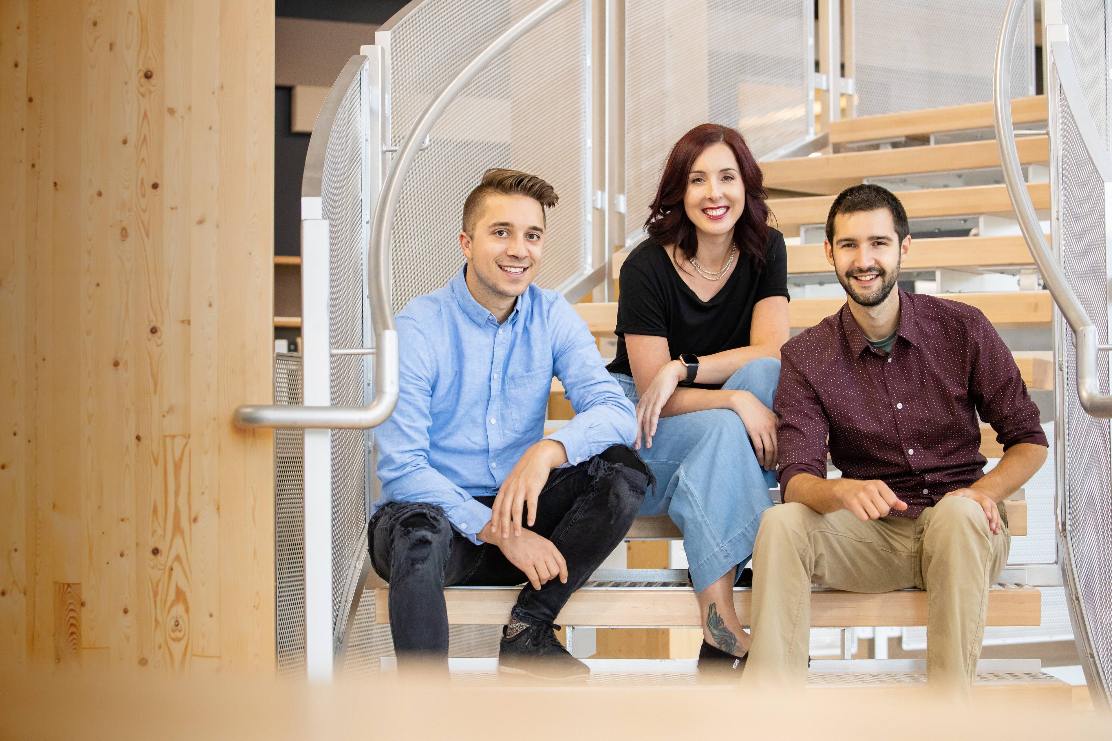Simon-Pier Ouellet, Vicky Jodry et Jean-Philippe Bergeron: les trois cofondateurs de OLA Bamboo.