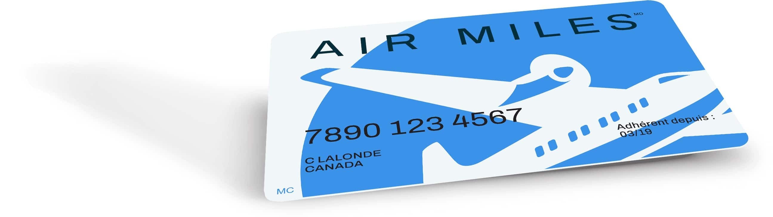 Capture d'écran, Air Miles