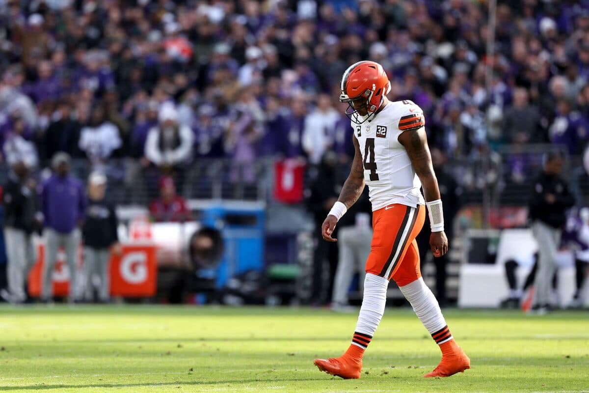 Deshaun Watson n’a pris part qu’à 12 rencontres depuis qu’il s’est joint aux Browns en mars 2022.