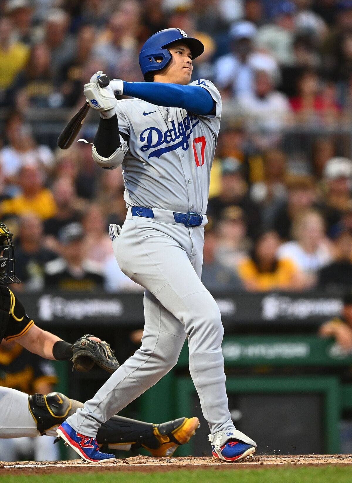 Shohei Ohtani a frappé son 46e circuit de la saison, mardi soir, face aux Pirates à Pittsburgh.