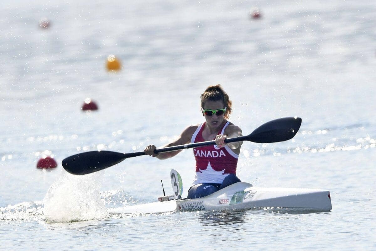 Andréanne Langlois lors des Jeux de Rio en 2016