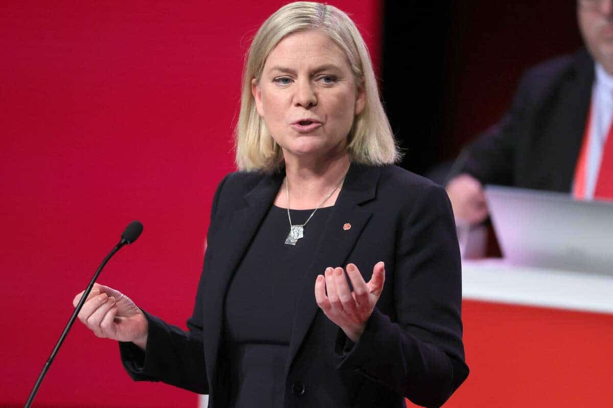 La première ministre Magdalena Andersson