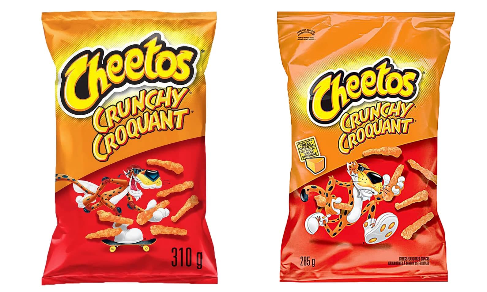 Le sac de Cheetos est passé de 310 g à 285 g.