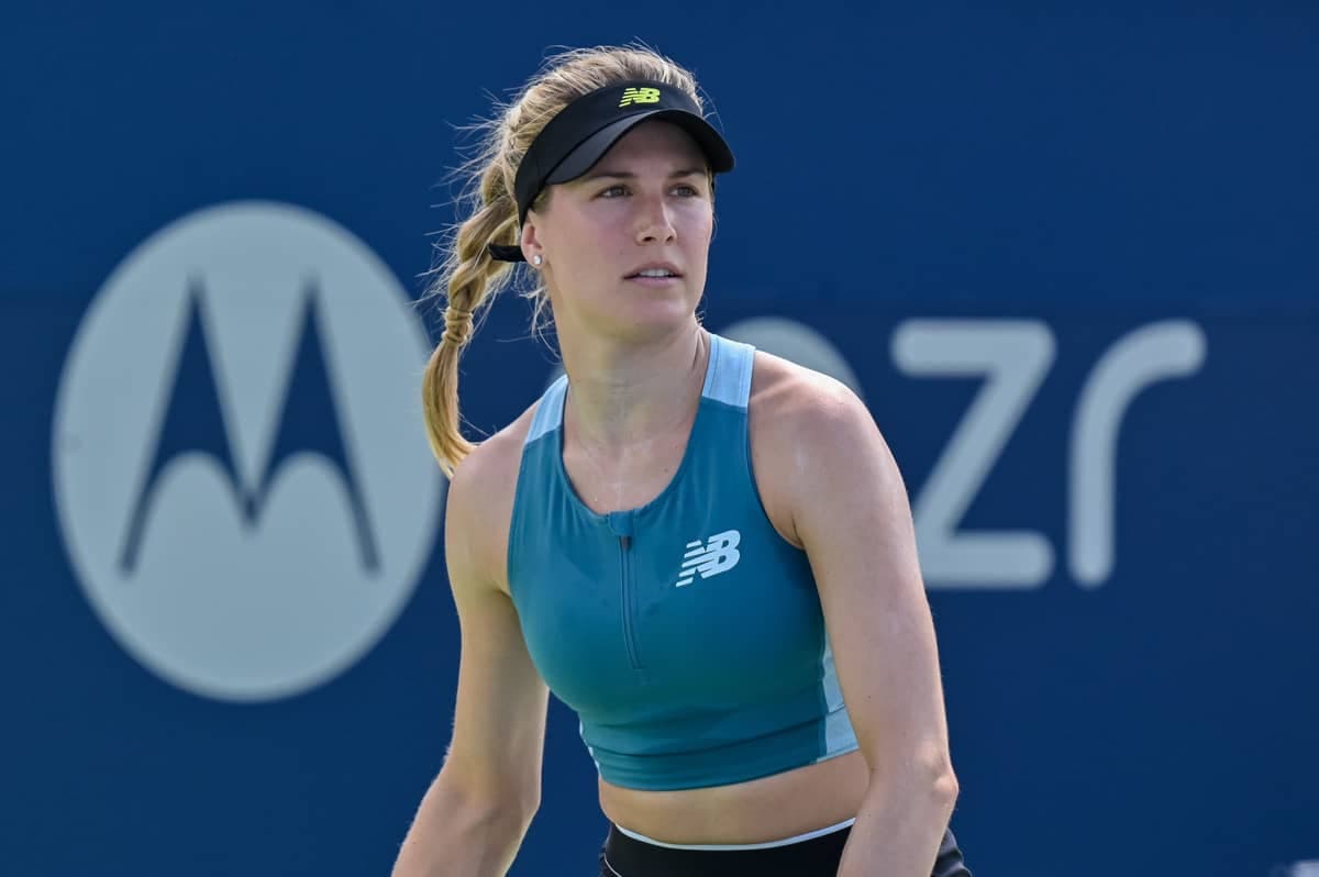 Eugenie Bouchard lors de l'Omnium Banque Nationale de Toronto, l'été dernier.
