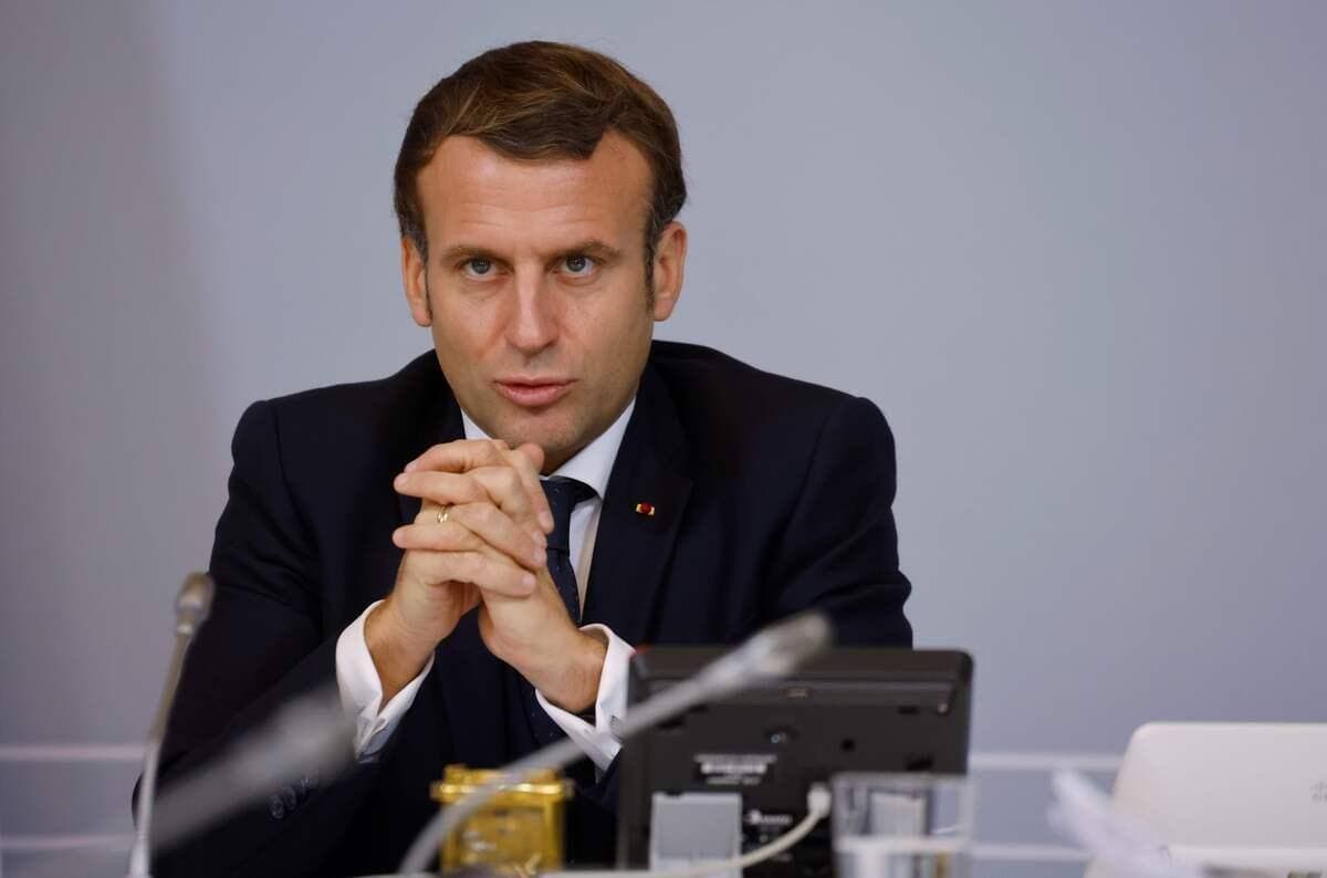 Le président français Emmanuel Macron.