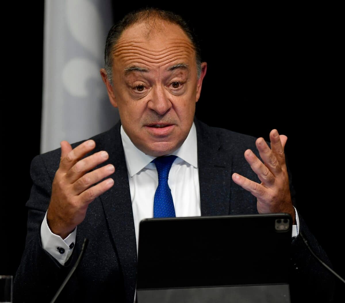 Le ministre de la Santé, Christian Dubé