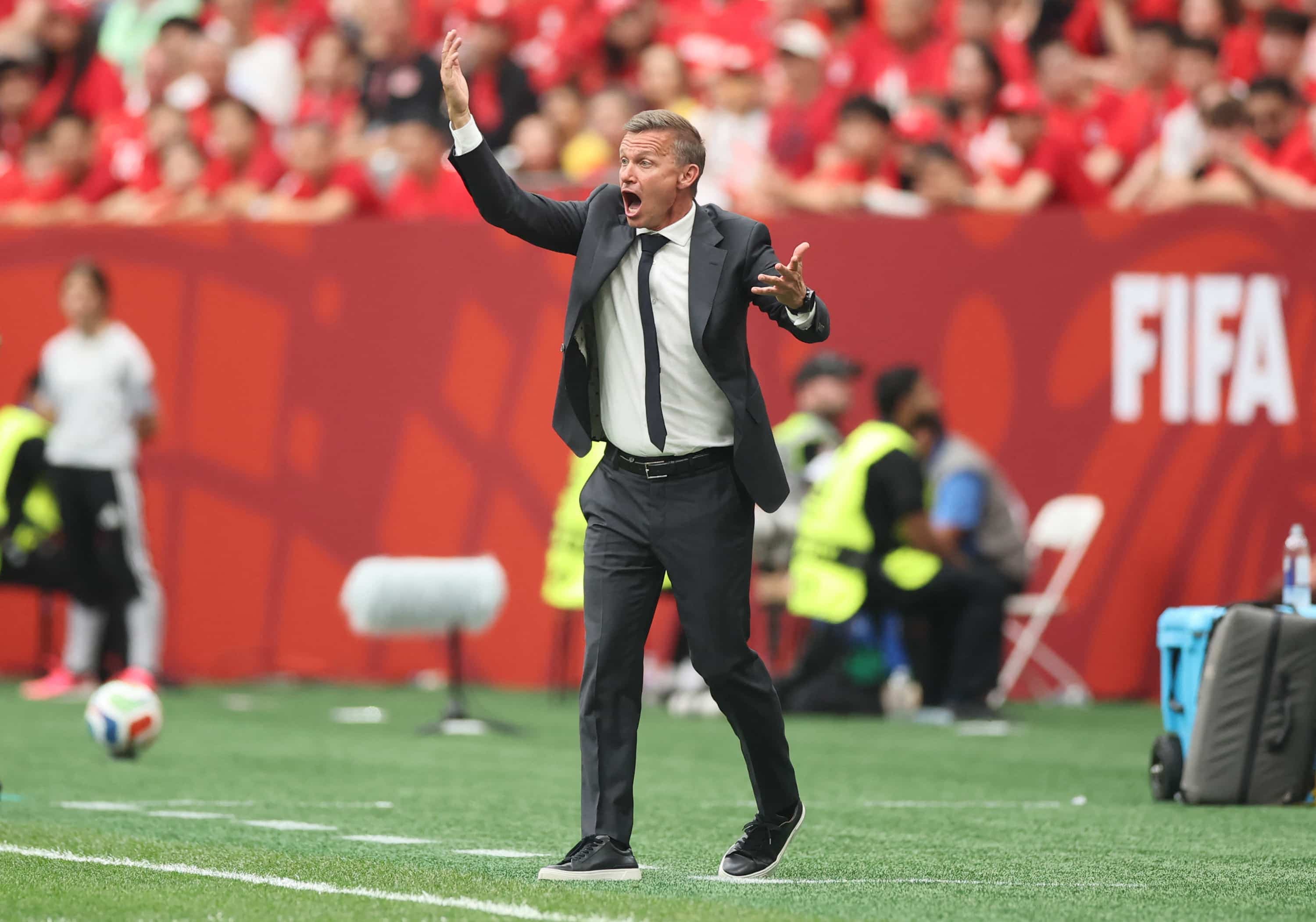 Le sélectionneur du Canada, Jesse Marsch, n'a pas caché sa déception face à ses joueurs, mercredi, après un revers contre la Suisse, à Vancouver.