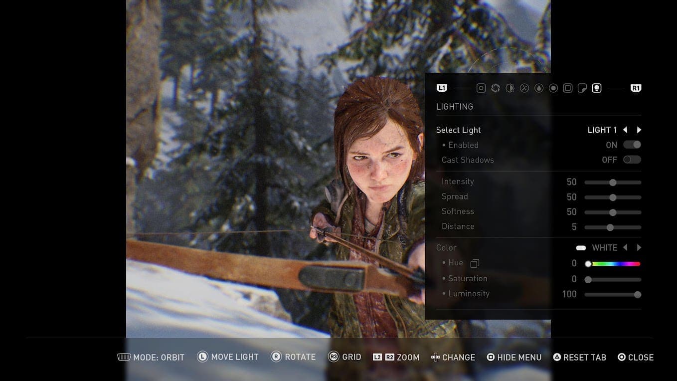 The Last of Us Part 1 offre toutes les fonctionnalités d’un jeu de 2022, comme un mode photos complet.
