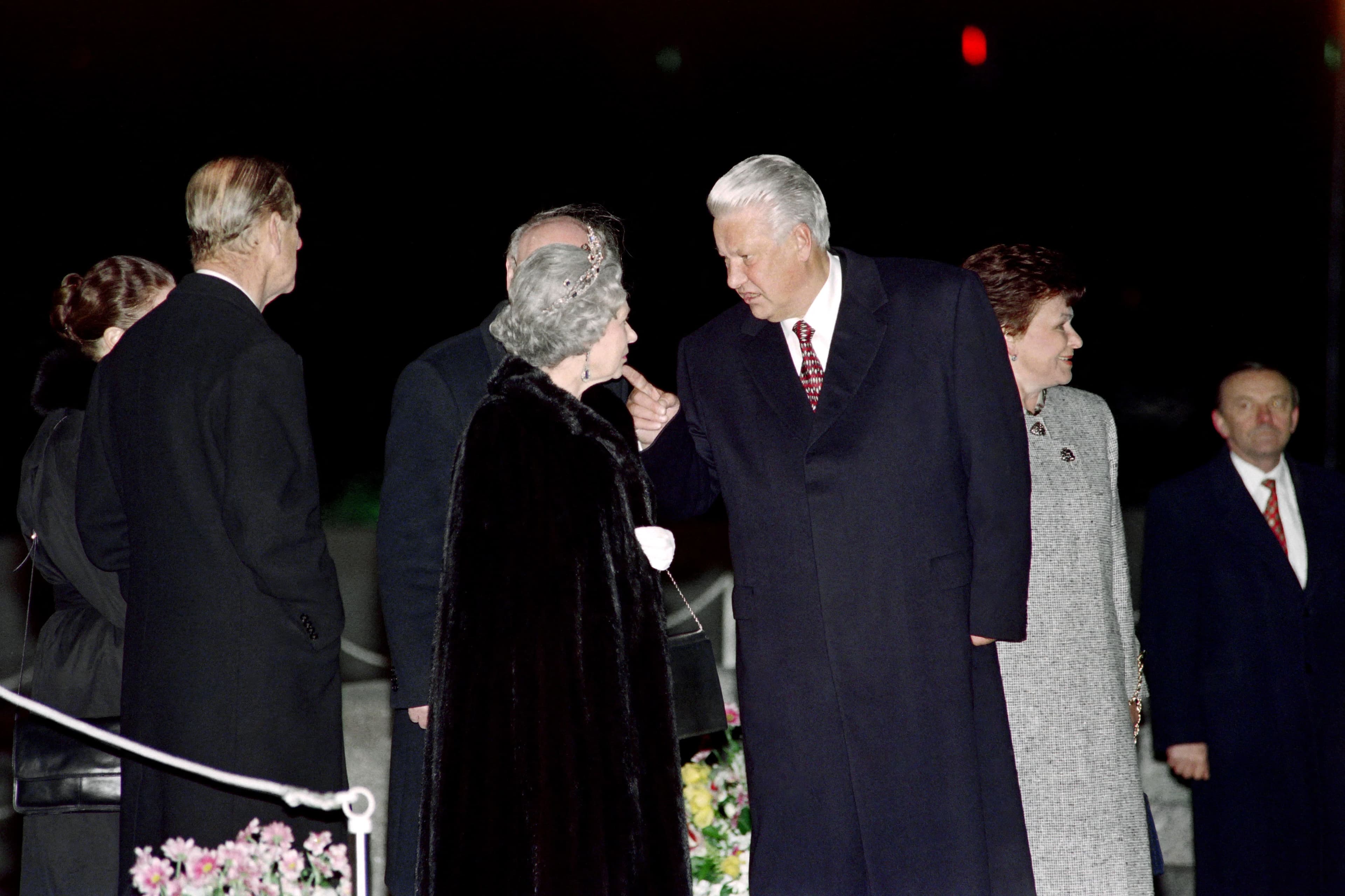 Elizabeth II et Boris Eltsine (1994) | AFP