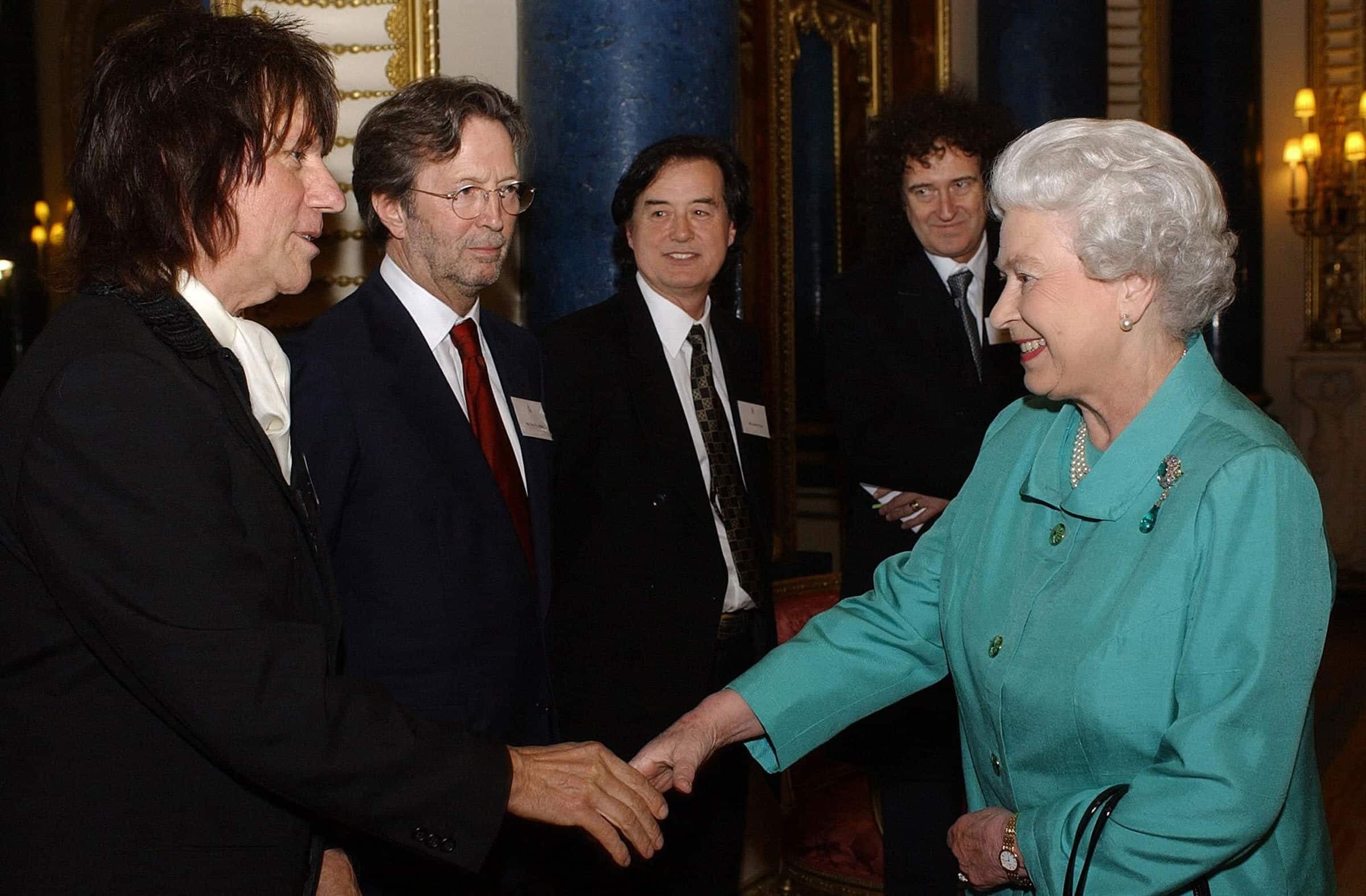 Jeff Beck, Eric Clapton, Jimmy Page | AFP