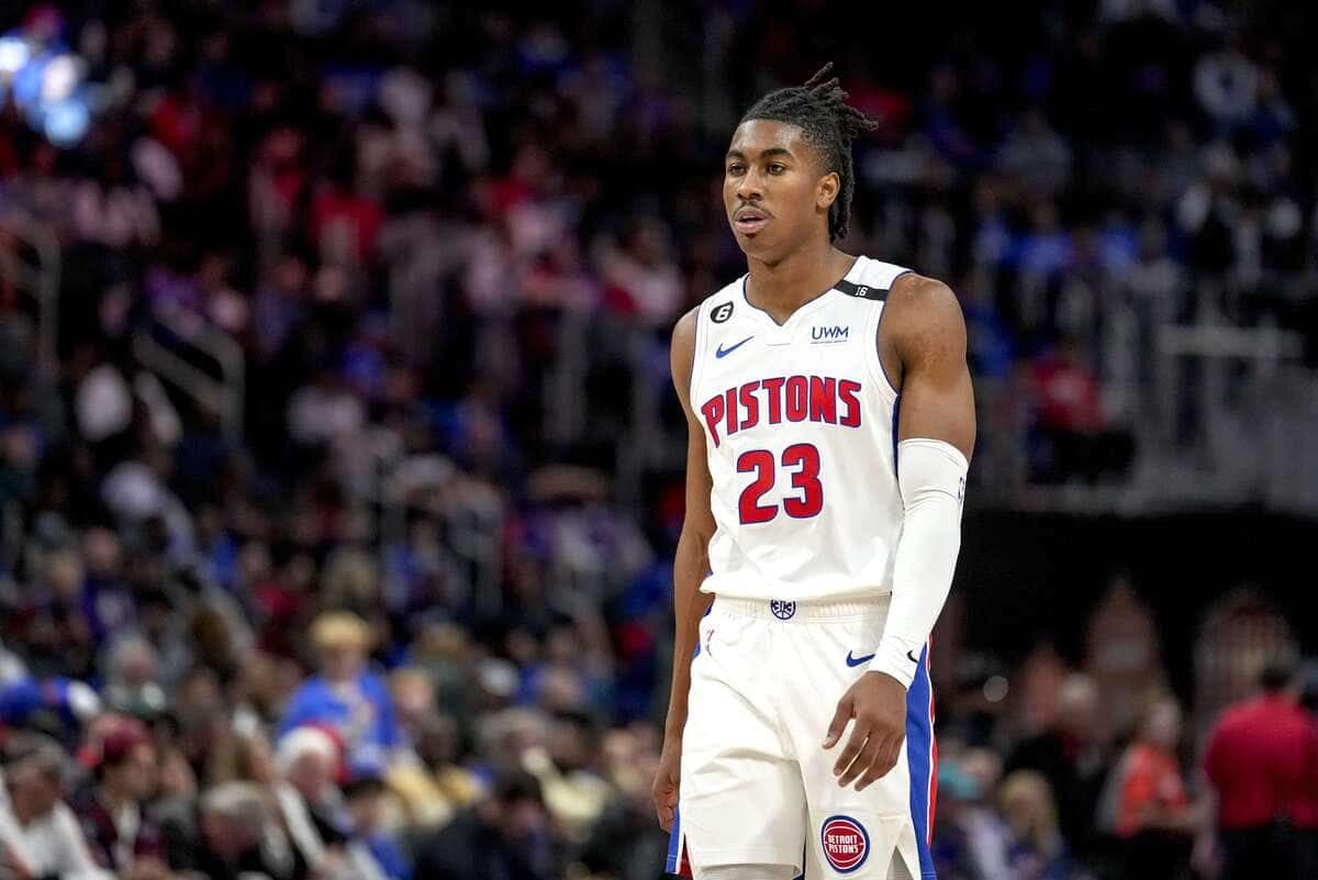 Jaden Ivey, à l’époque où il portait les couleurs des Pistons de Detroit.