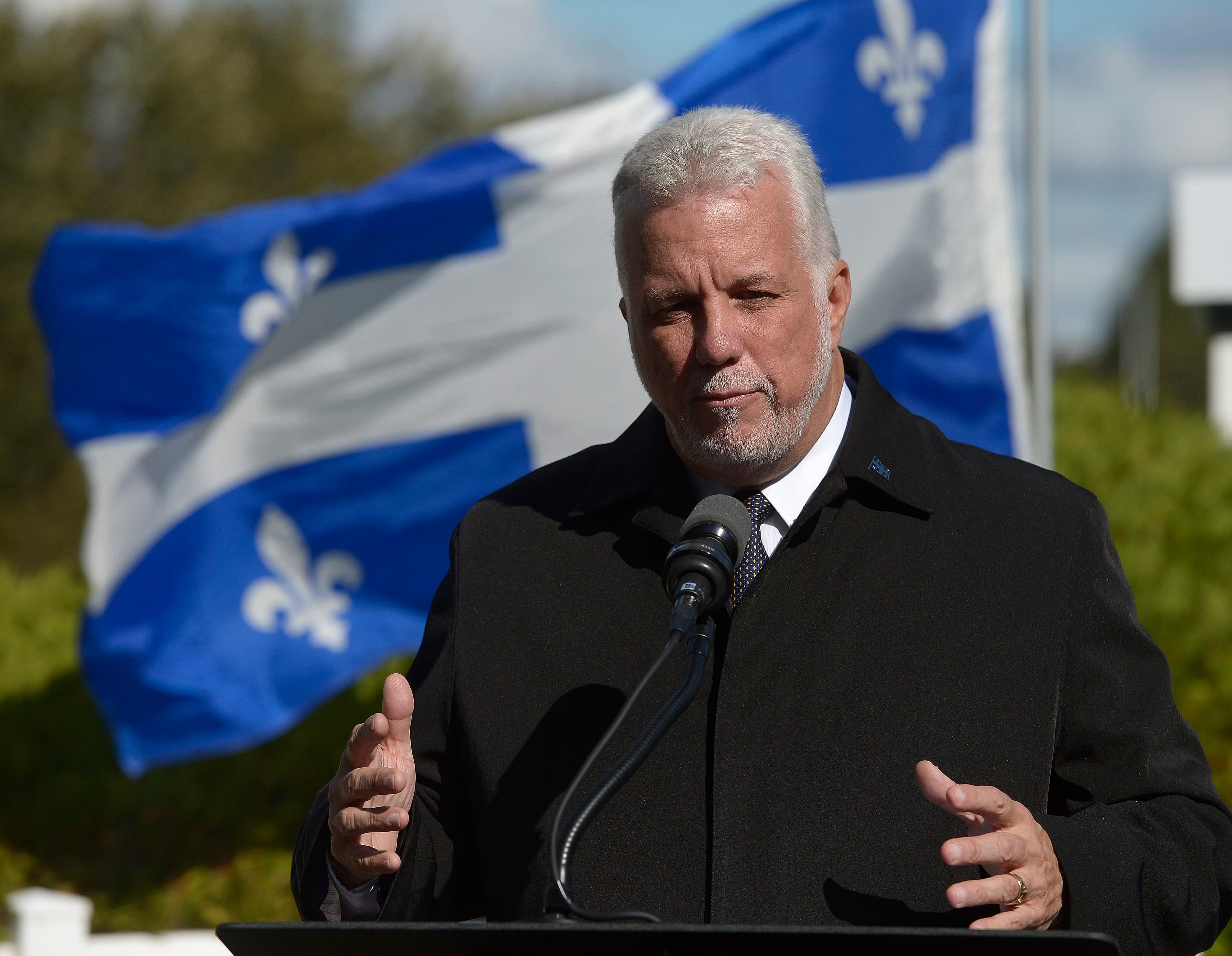 L'ancien premier ministre, Philippe Couillard