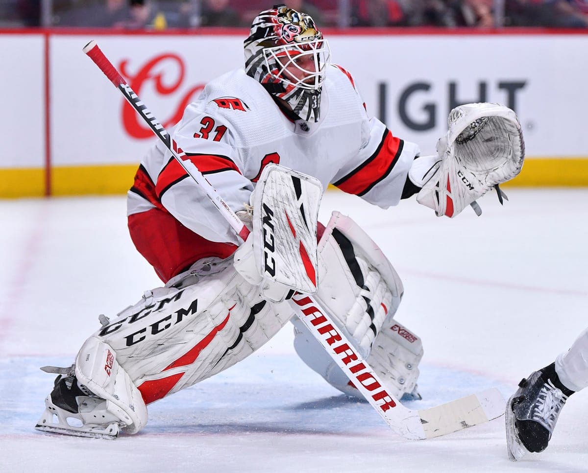 Anton Forsberg, le 29 février 2020.