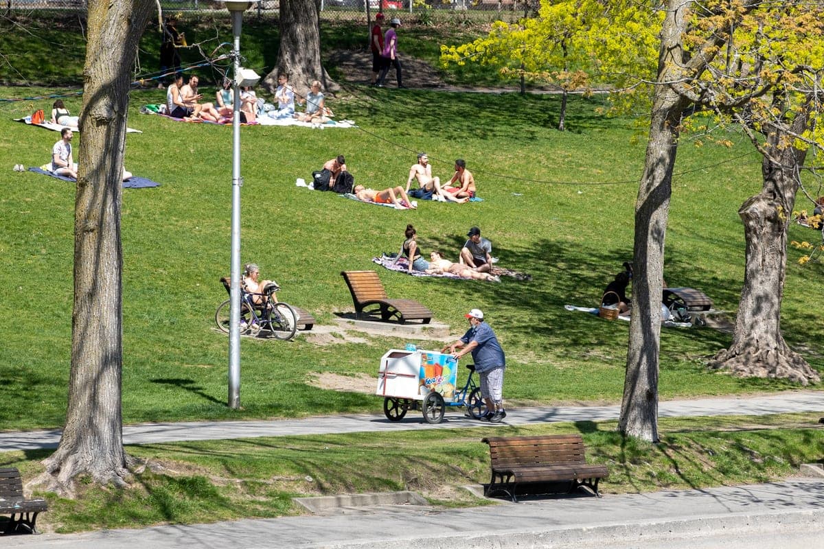 Il y a quelques jours, Éloÿse Paquet Poisson s’est fait interpeller par des policiers dans un parc alors qu’elle prenait un bain de soleil les seins nus.
