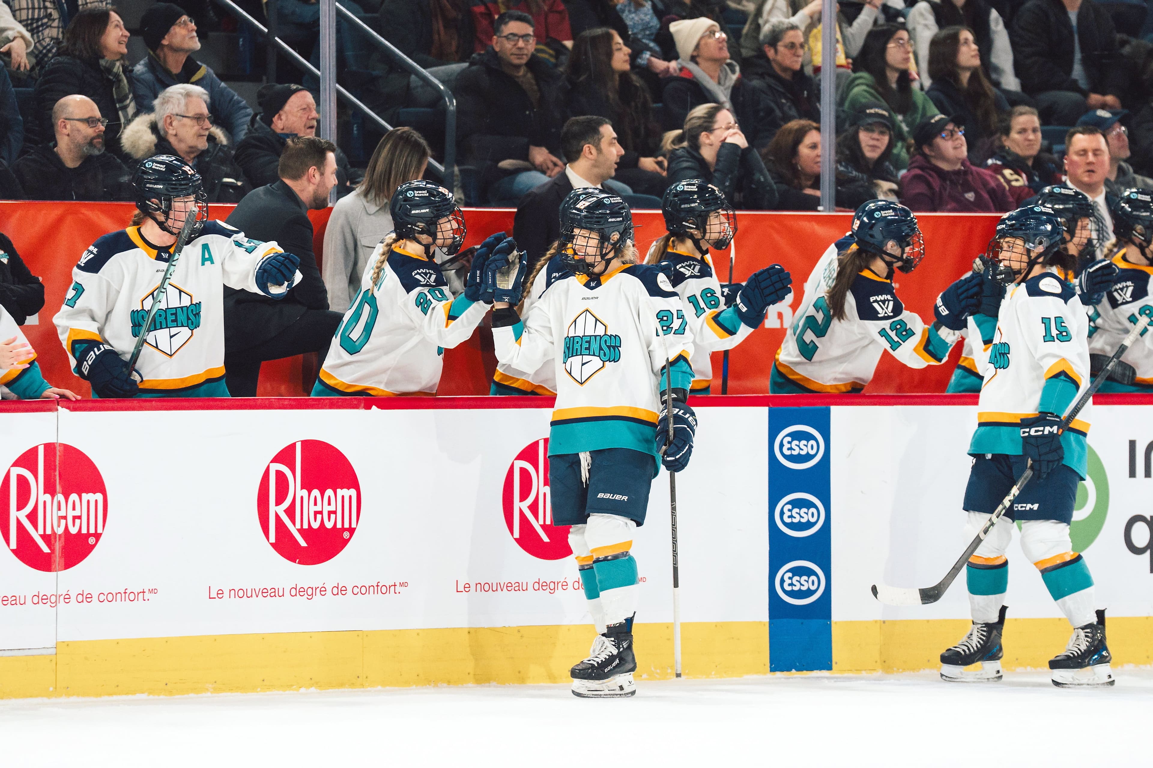 Jade Downie-Landry a été l'unique marqueuse du match, procurant un gain de 1 à 0 aux Sirens de New York face à la Victoire de Montréal, mardi soir, à la Place Bell.