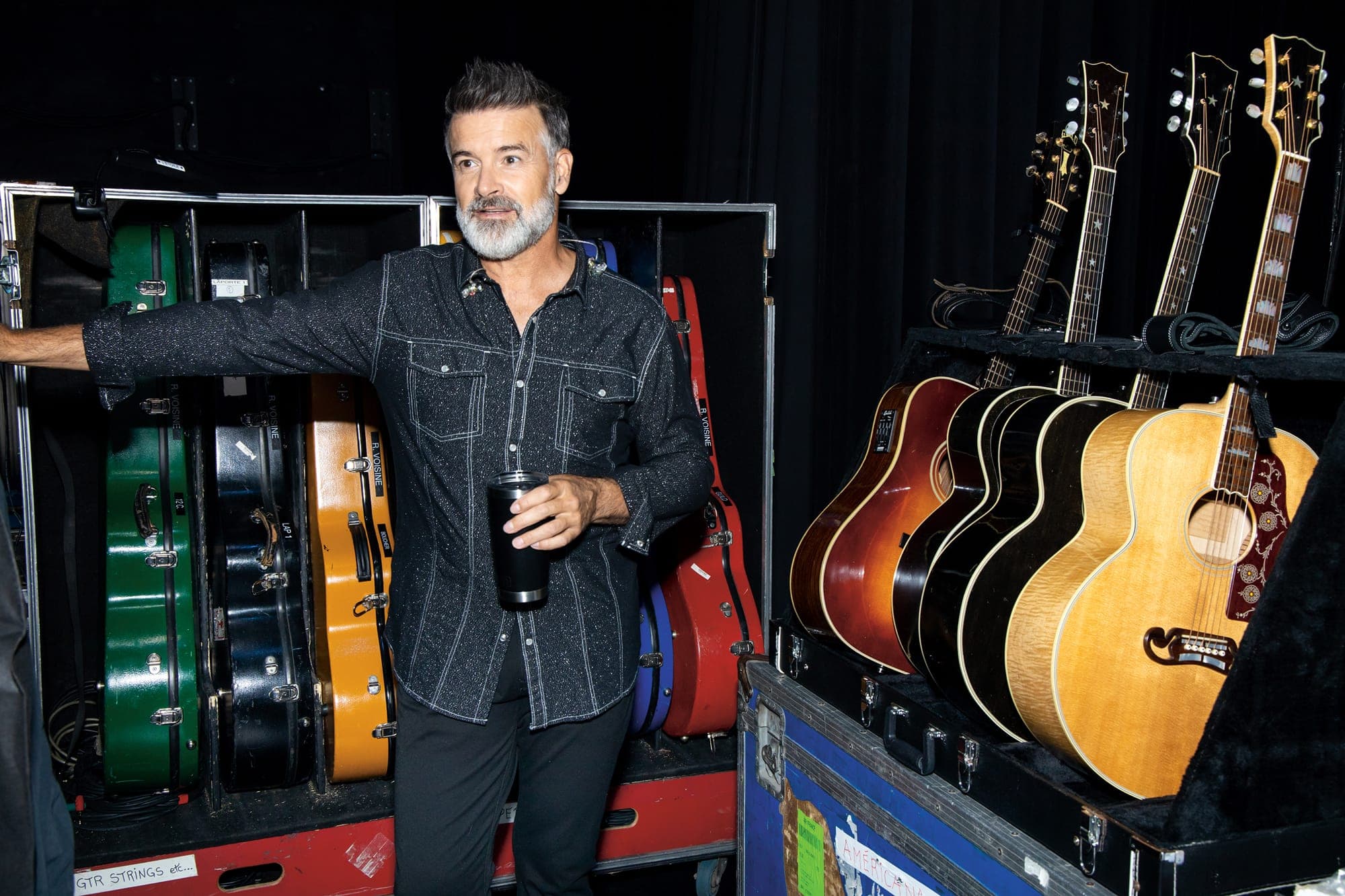 Roch a retrouvé ses repères dans les coulisses de sa tournée.