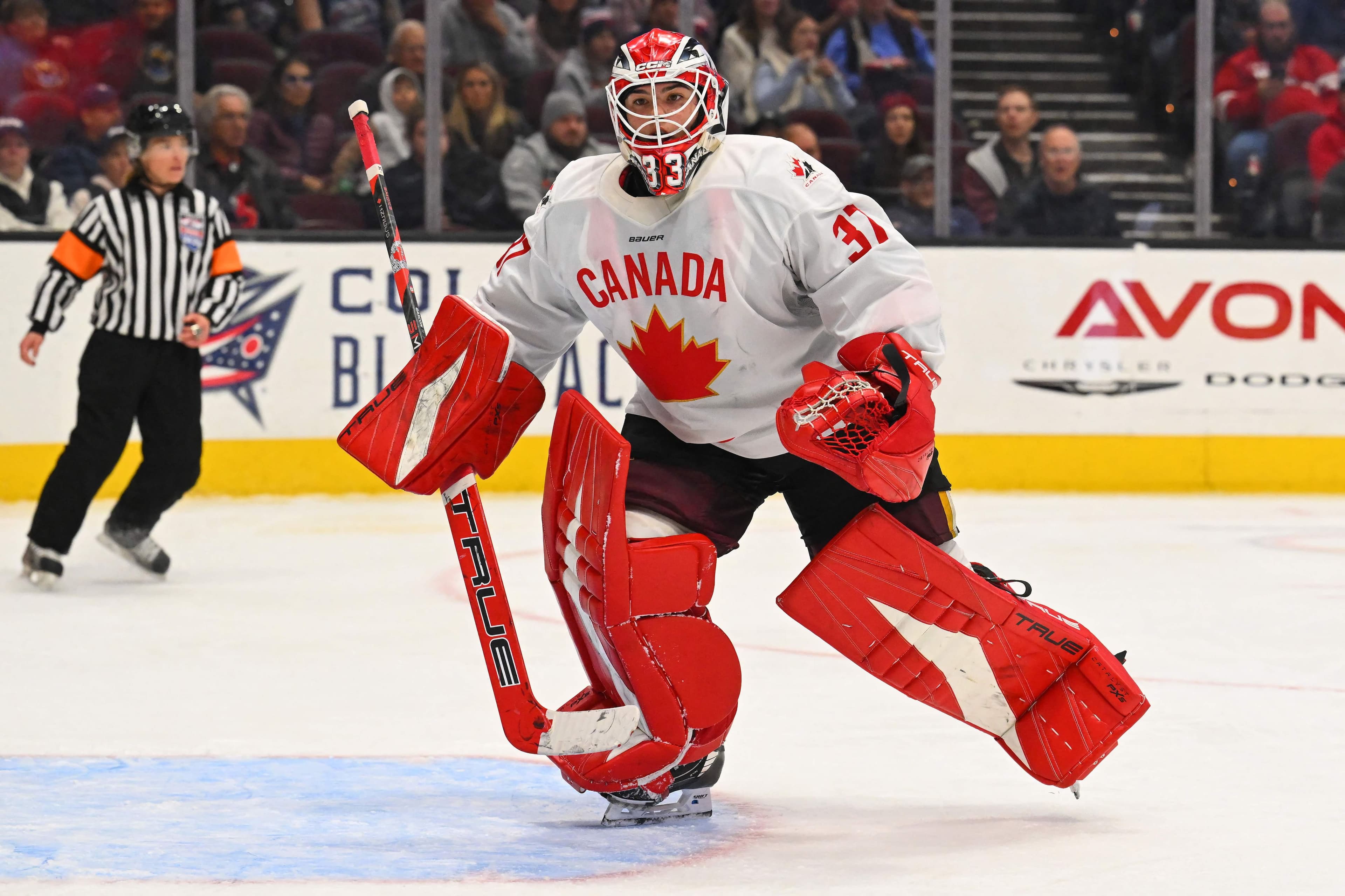 Ève Gascon a fait ses débuts avec Équipe Canada jeudi soir à Cleveland.