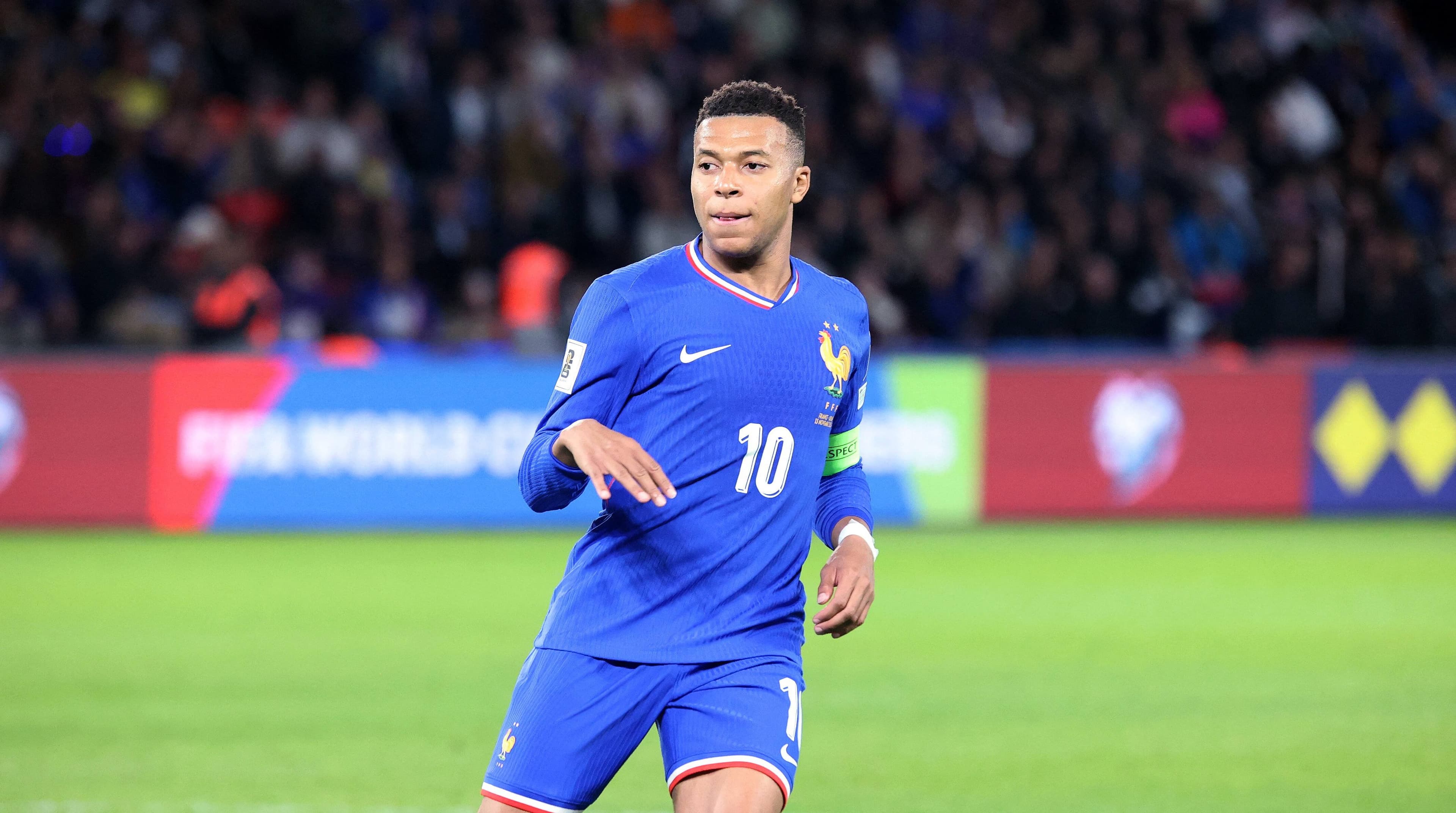 Kylian Mbappé, dans l’uniforme de la France, le 13 novembre 2025, à Paris.