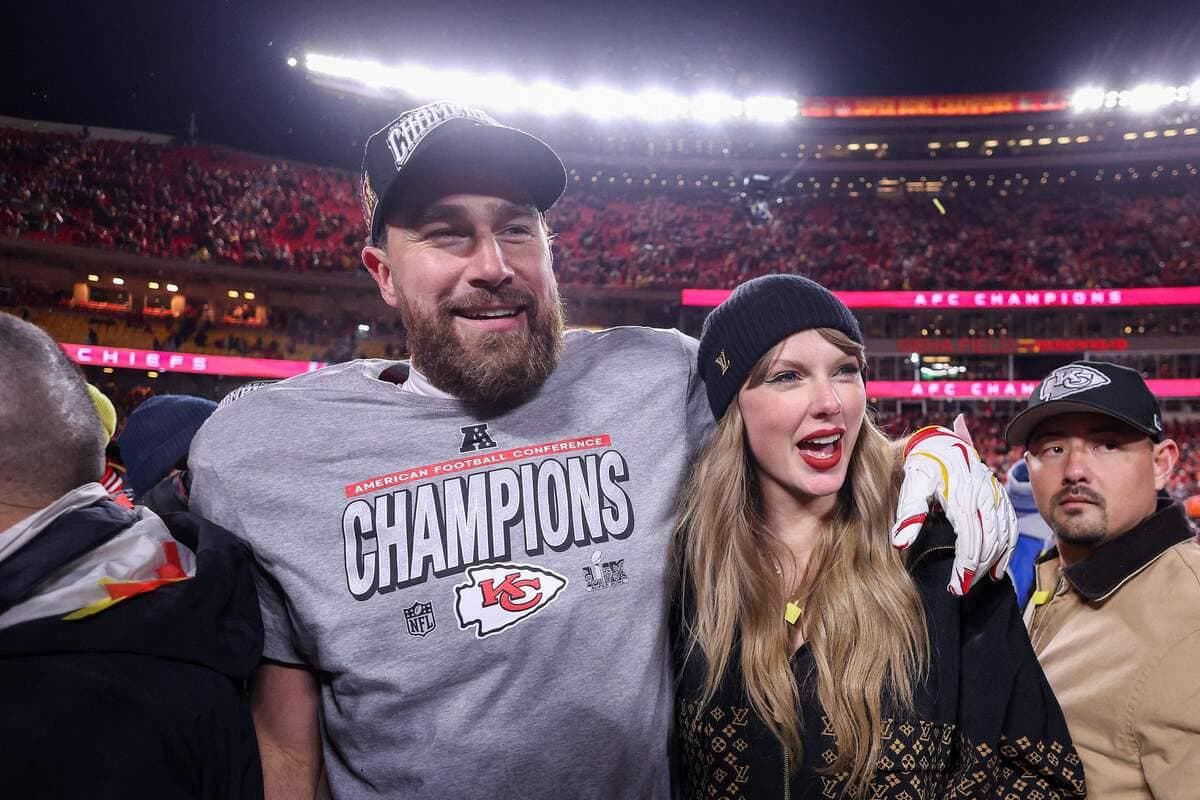 Taylor Swift et Travis Kelce.