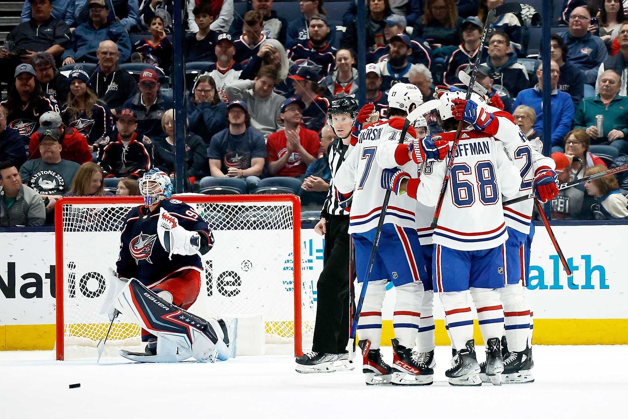 Mince consolation pour le Canadien soit le but de Ryan Poehling.