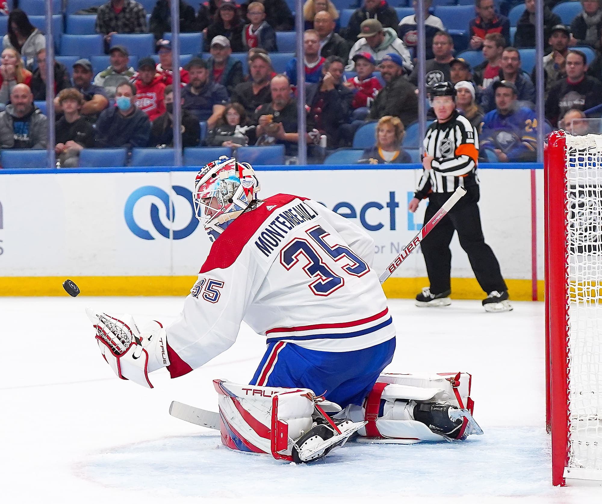 Samuel Montembeault a volé trois gros points au classement jusqu’à maintenant.