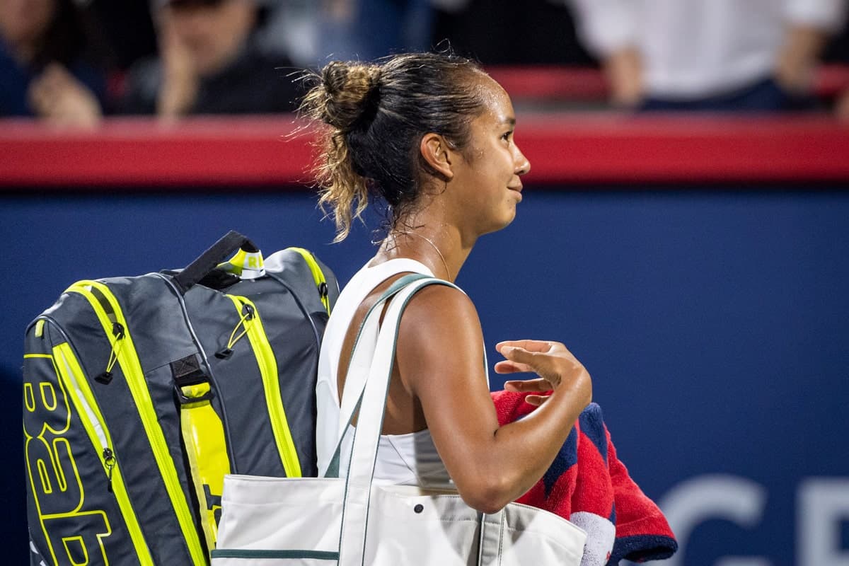 Leylah Annie Fernandez a quitté le court central dans la peau de la perdante, jeudi soir.