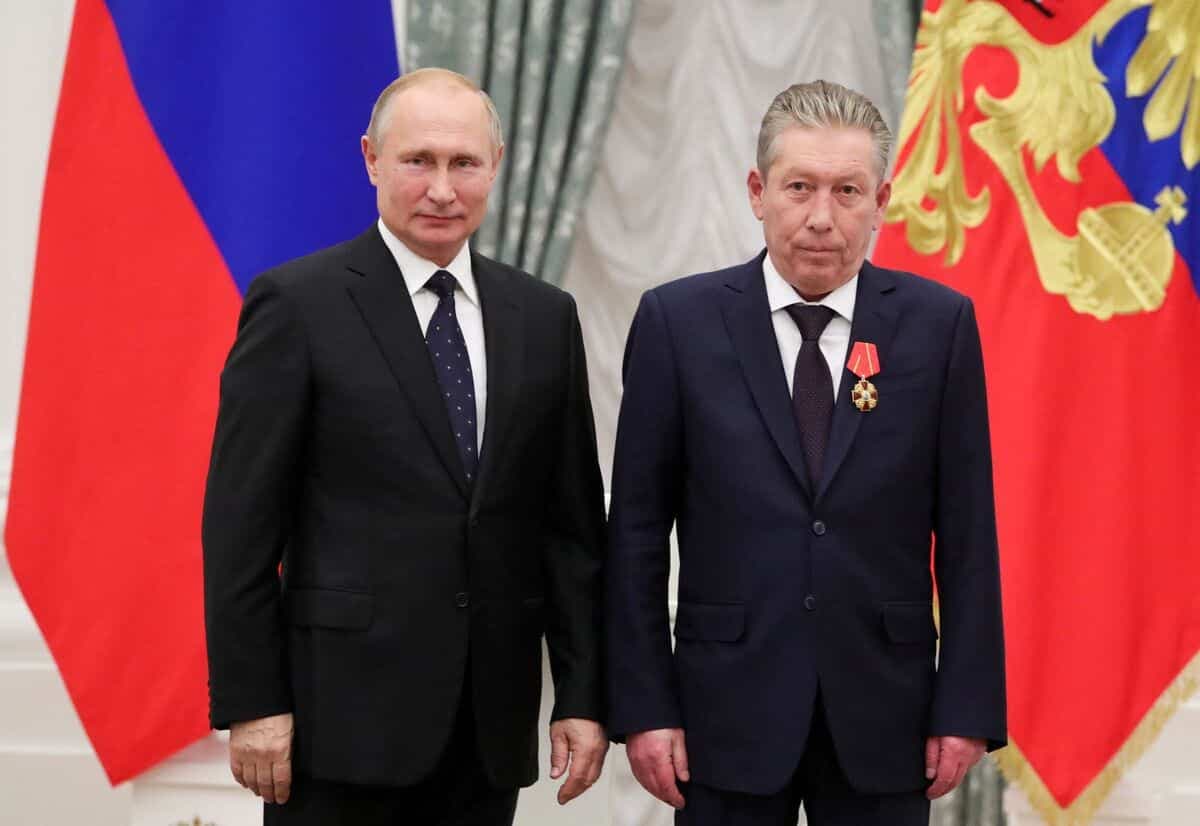 Vladimir Poutine et Ravil Maganov