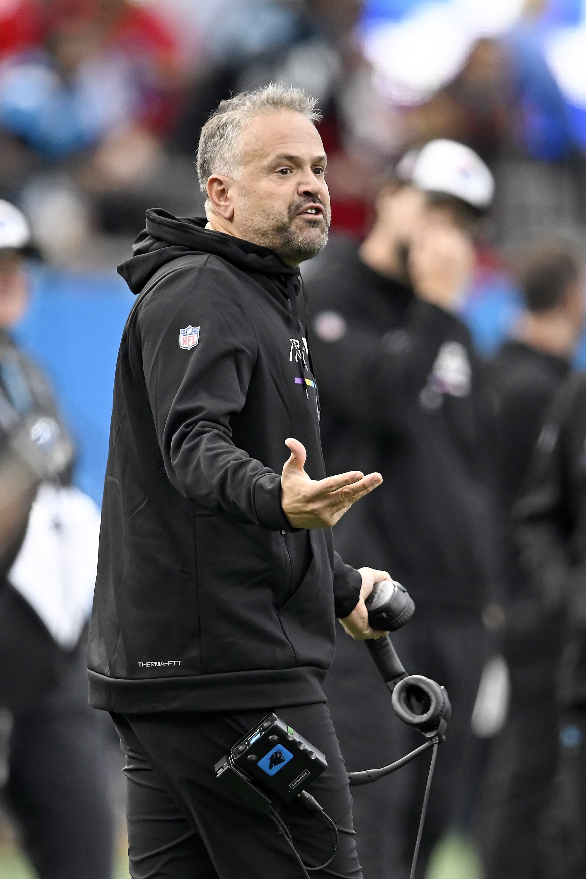 Matt Rhule a été congédié par les Panthers de la Caroline lundi.
