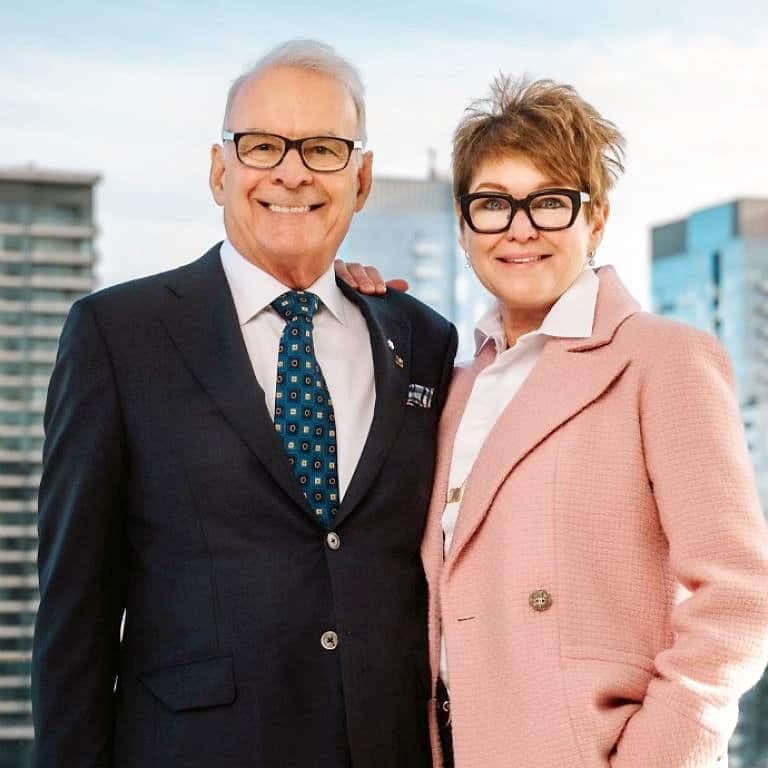 Alain Bouchard et Sandra Chartrand