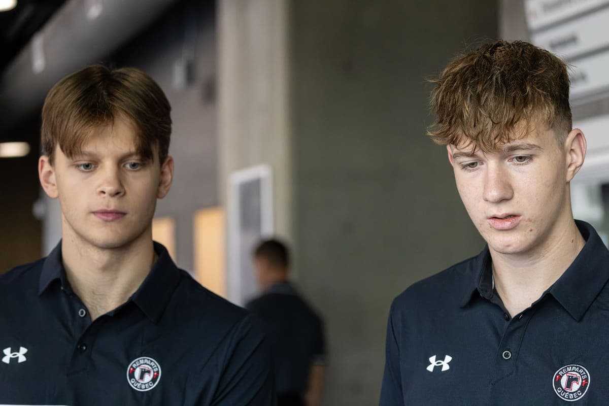 Andreas Straka et Peter Valent en sont à leurs premiers pas avec les Remparts.
