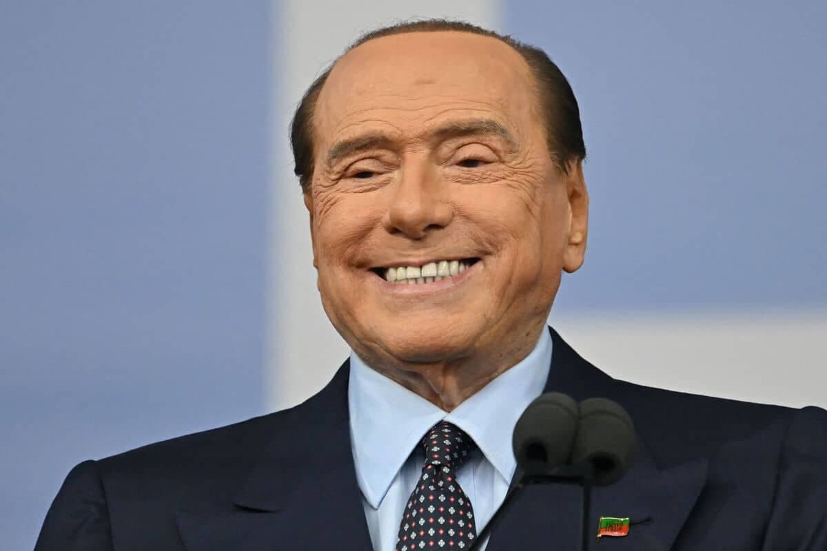 Silvio Berlusconi, lors de son élection au poste de sénateur, en septembre 2022.
