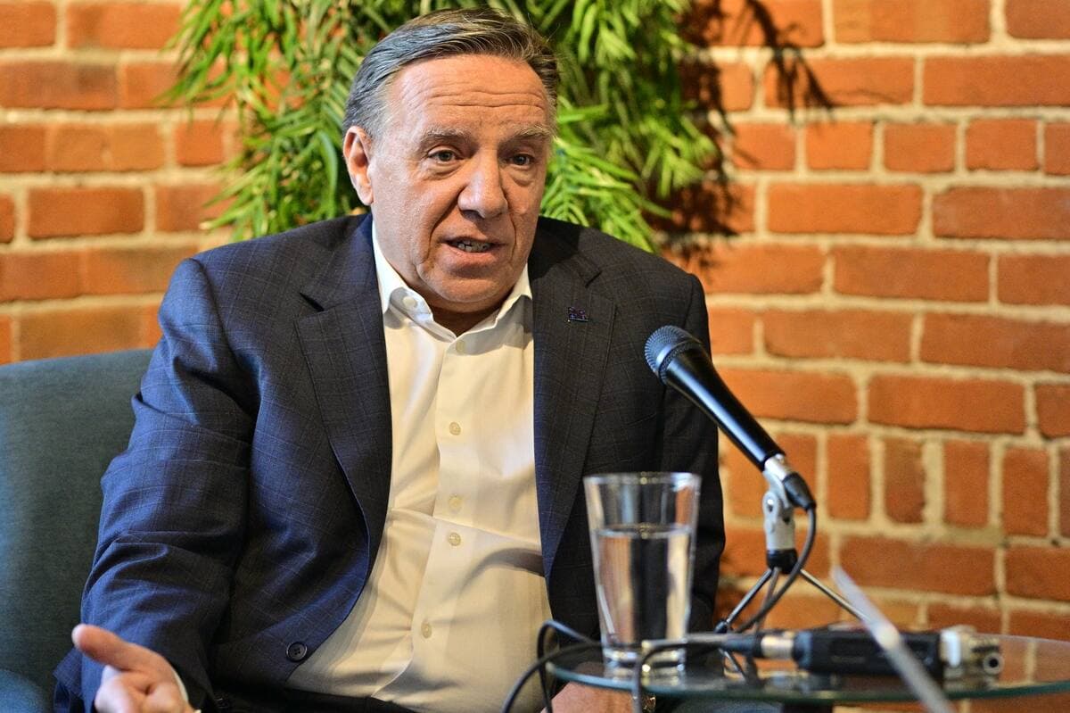 Le chef caquiste, François Legault