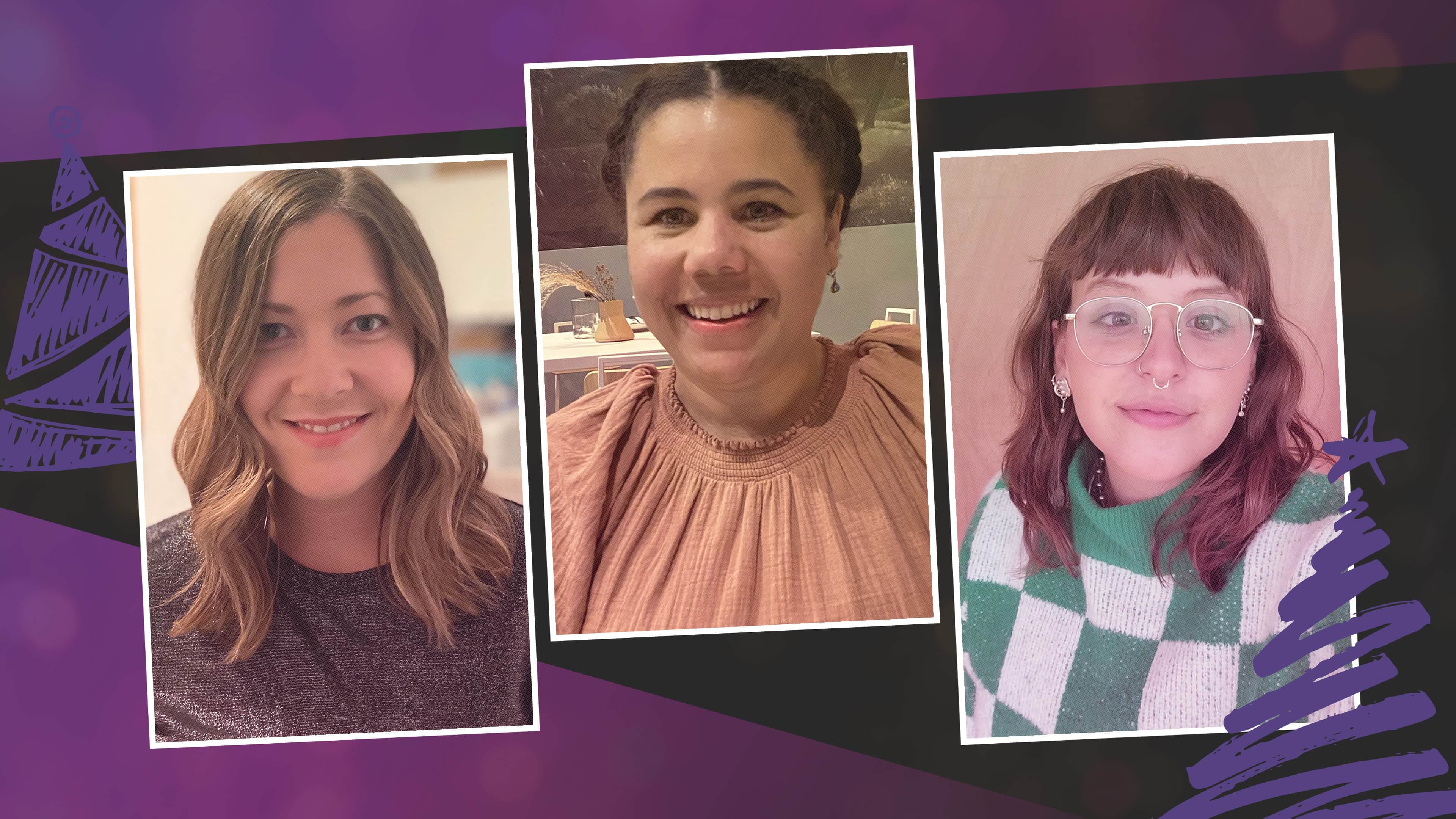 Maude Raby-Morin, Alexandra Dupuy et Éloïse Marseille