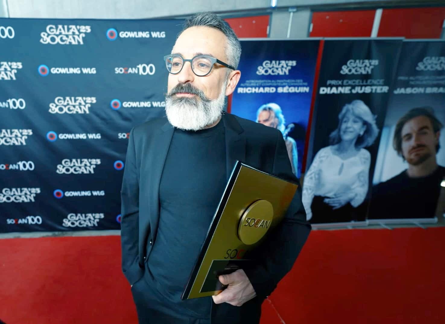 Jean-François Pauzé au Gala SOCAN 2025