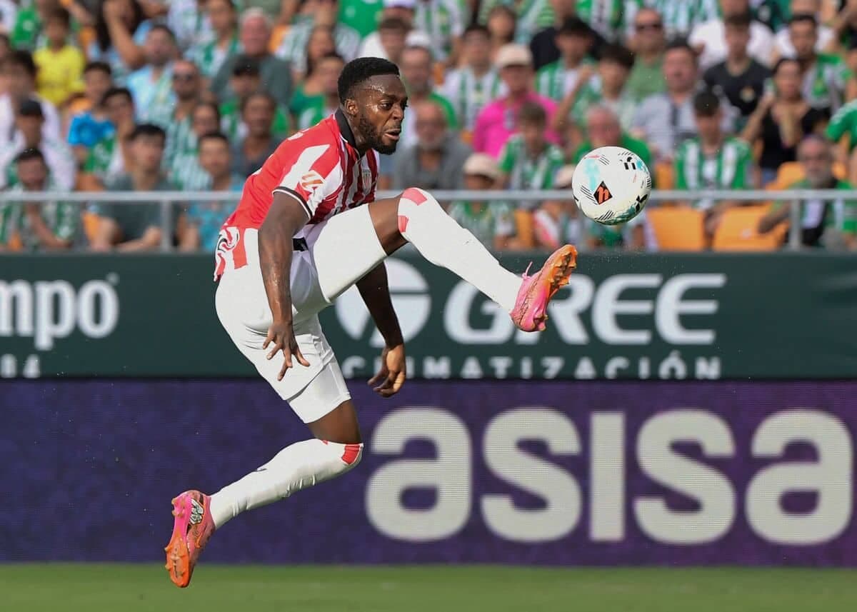 Inaki Williams, qui évolue pour l'Athletic Bibao, en Espagne, a été la cible de propos racistes.