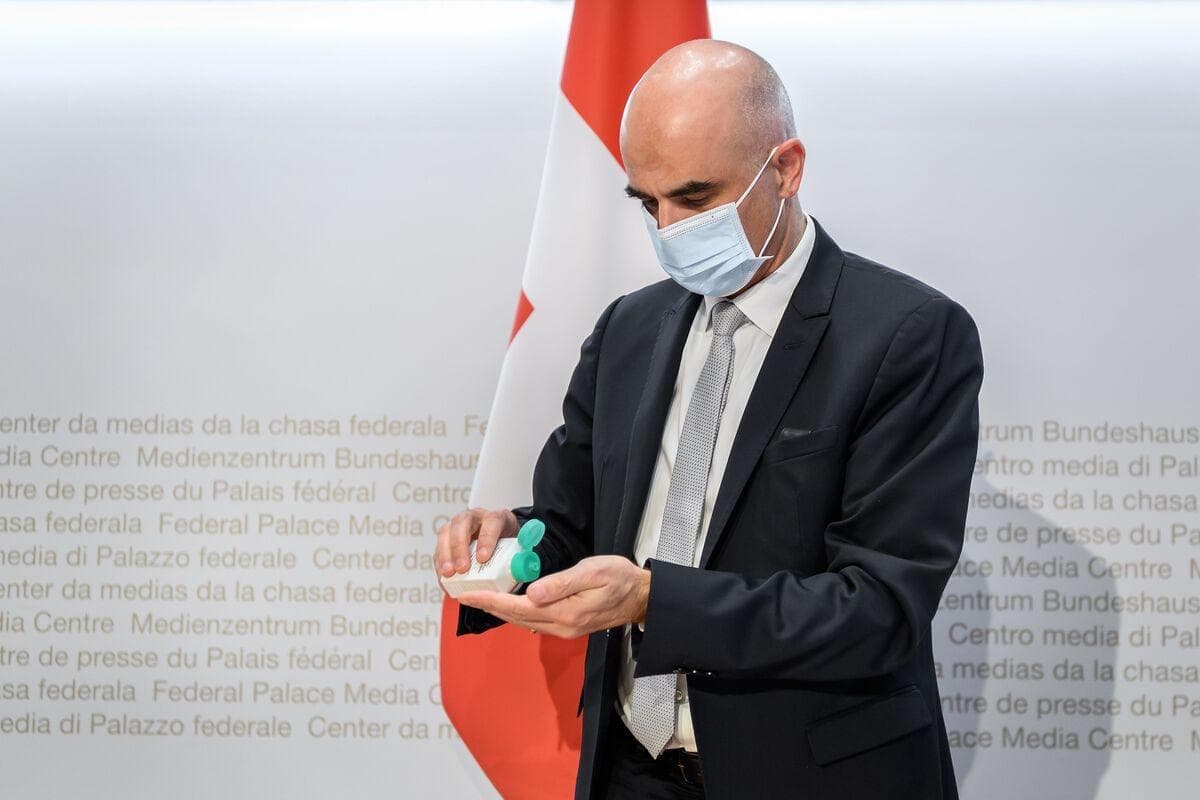 Le ministre suisse de la Santé Alain Berset