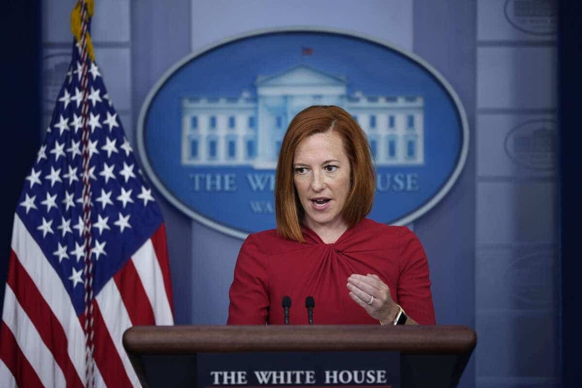 La porte-parole de la Maison-Blanche Jen Psaki.