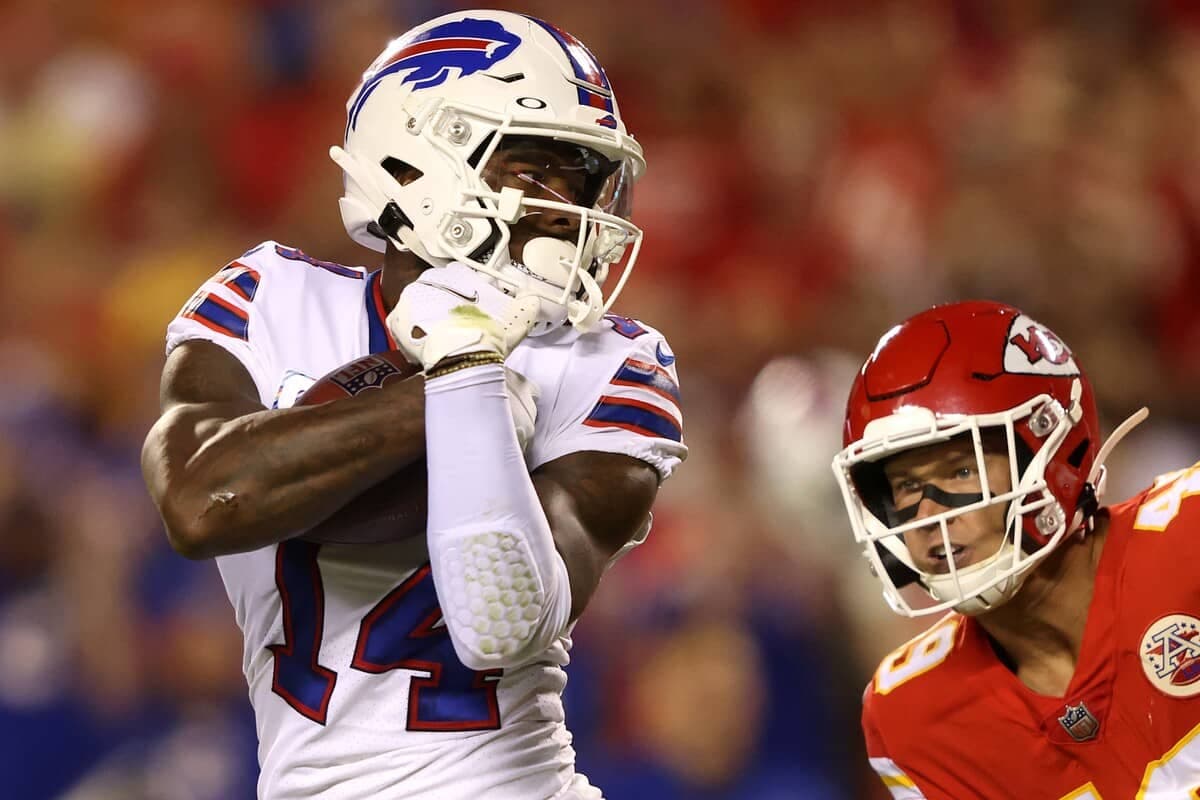 Stefon Diggs sera un joueur clé pour les Bills, lui qui est le meneur dans la NFL chez les ailiers espacés avec cinq touchés.