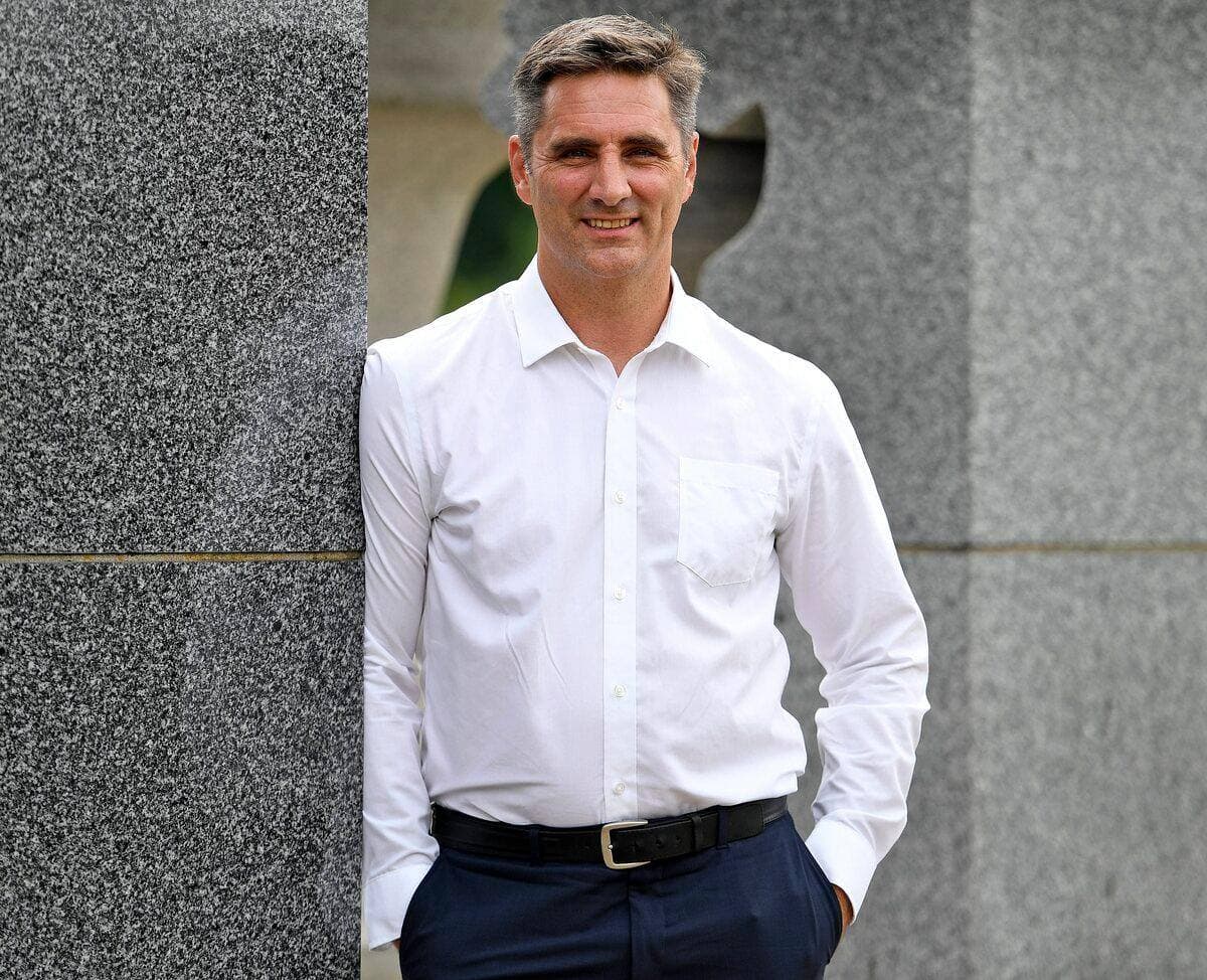 Le chef de Québec 21, Jean-François Goseelin