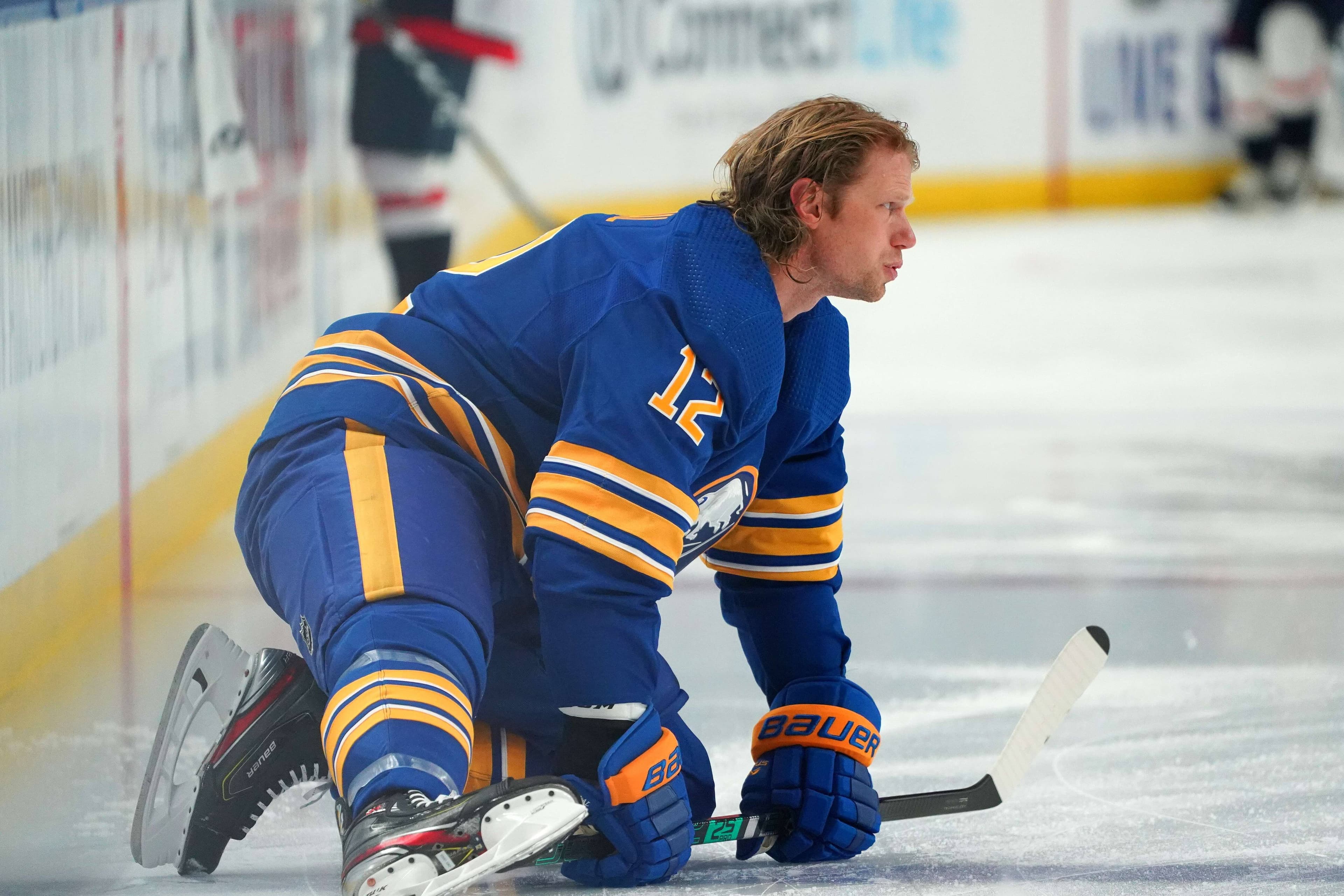 En 32 matchs dans l’uniforme des Sabres, Eric Staal a amassé 10 points, dont trois buts.