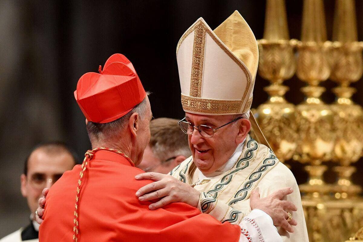 Le préfet de la Congrégation pour la doctrine de la foi, Luis Ladaria, et le pape François.