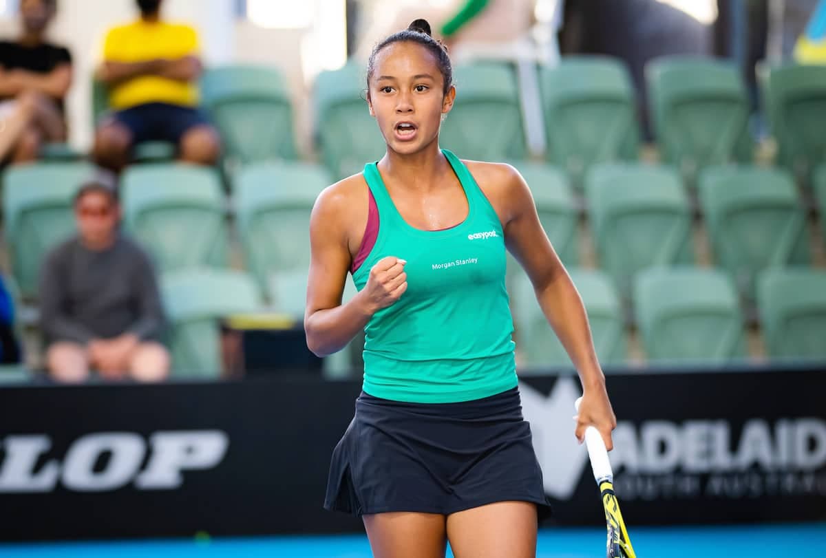 Leylah Fernandez était en action lundi, au tournoi d’Adélaïde, alors qu’elle affrontait la joueuse russe
Ekaterina Alexandrova.