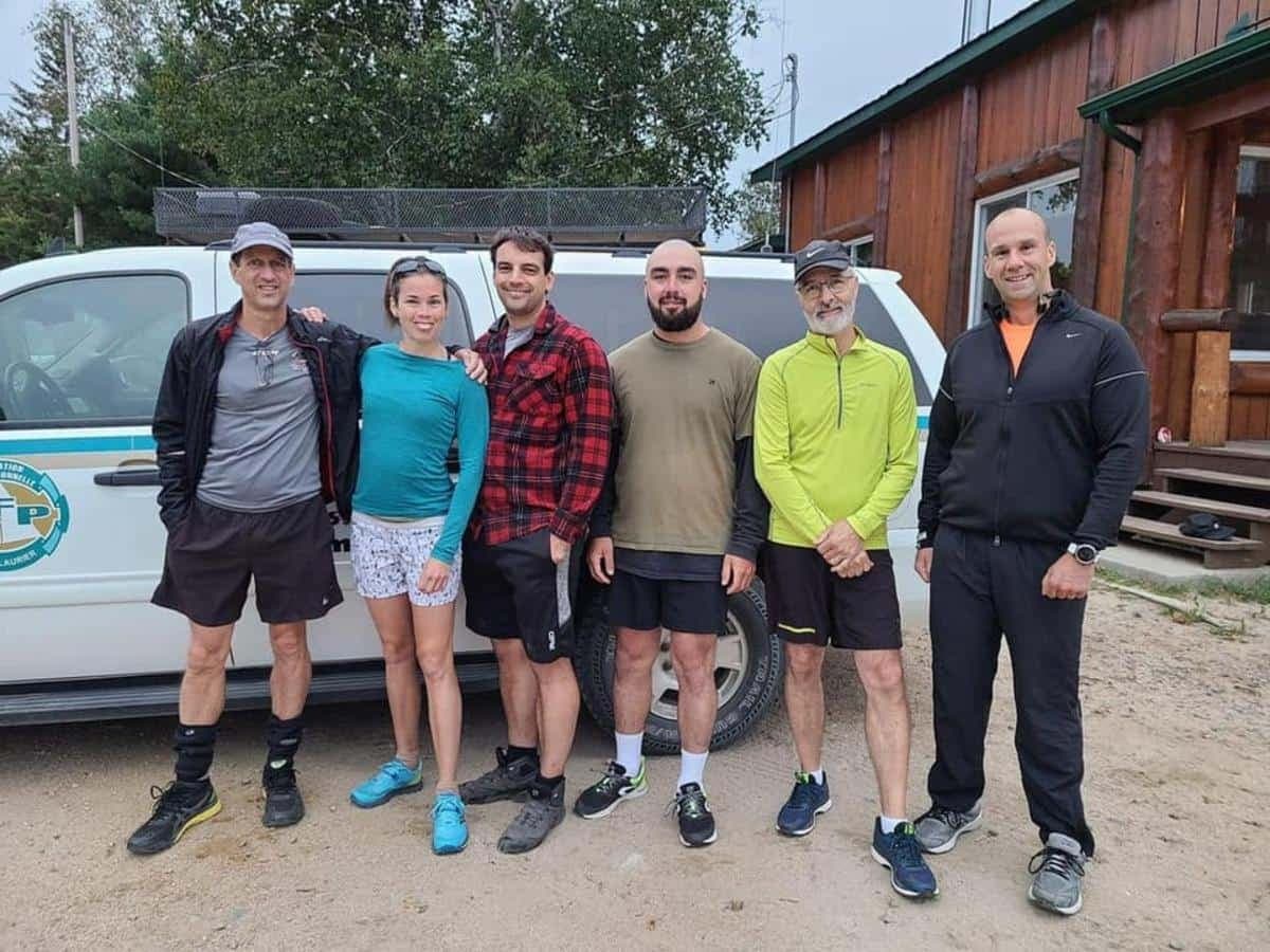 Benoit Bisaillon, Mylène Gagnon, Charles Gélinas, Jean-Philippe Sénéchal, François Racine et Frédéric Houle